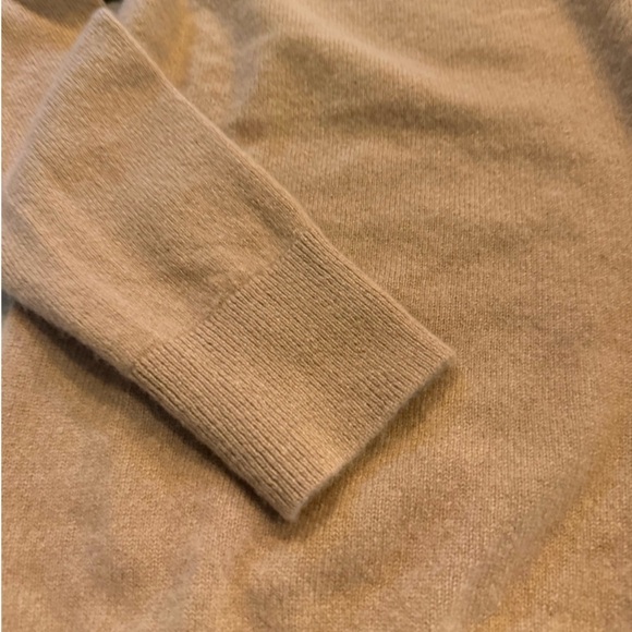 Quince 100% Mongolian Cashmere Sweater — Camel - Picture 2 of 5